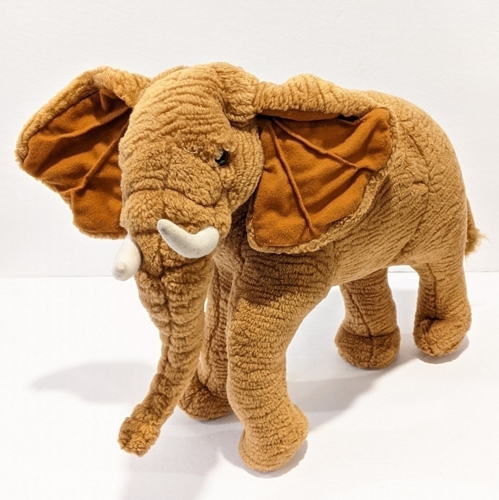 2/$20 Carousel Soft Toys Posable Elephant Plush 15"